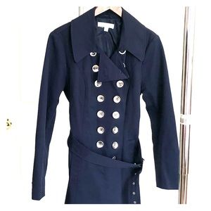 NY&CO navy blue rain jacket